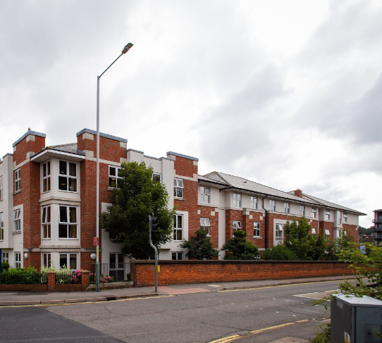 Exterior of the home