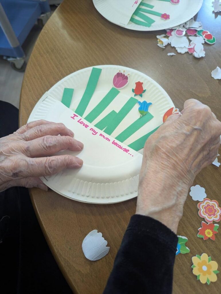 resident decorating art work