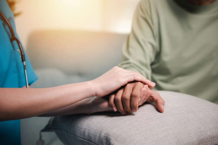 Hands holding