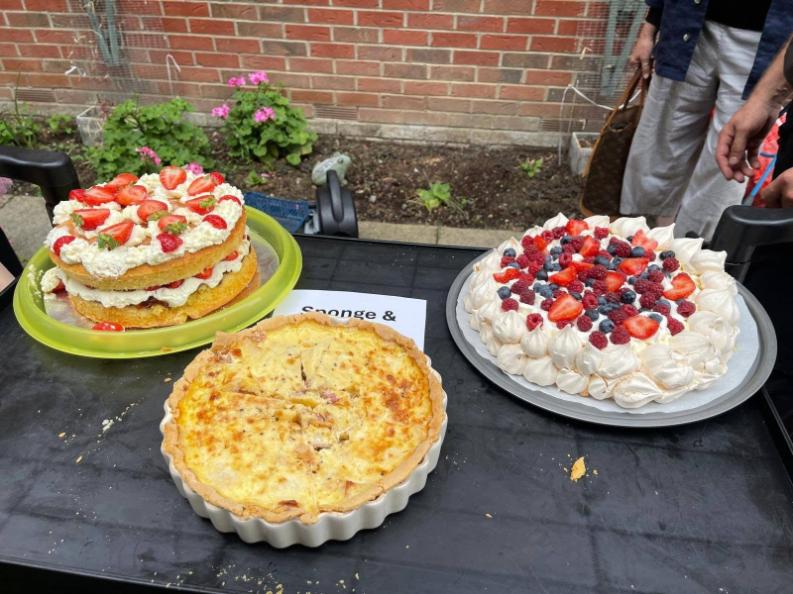 cakes at the bbq