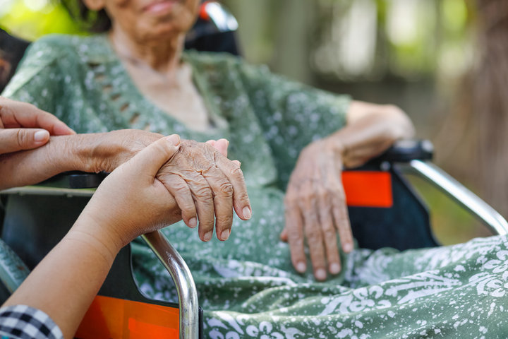 resident in wheelchair